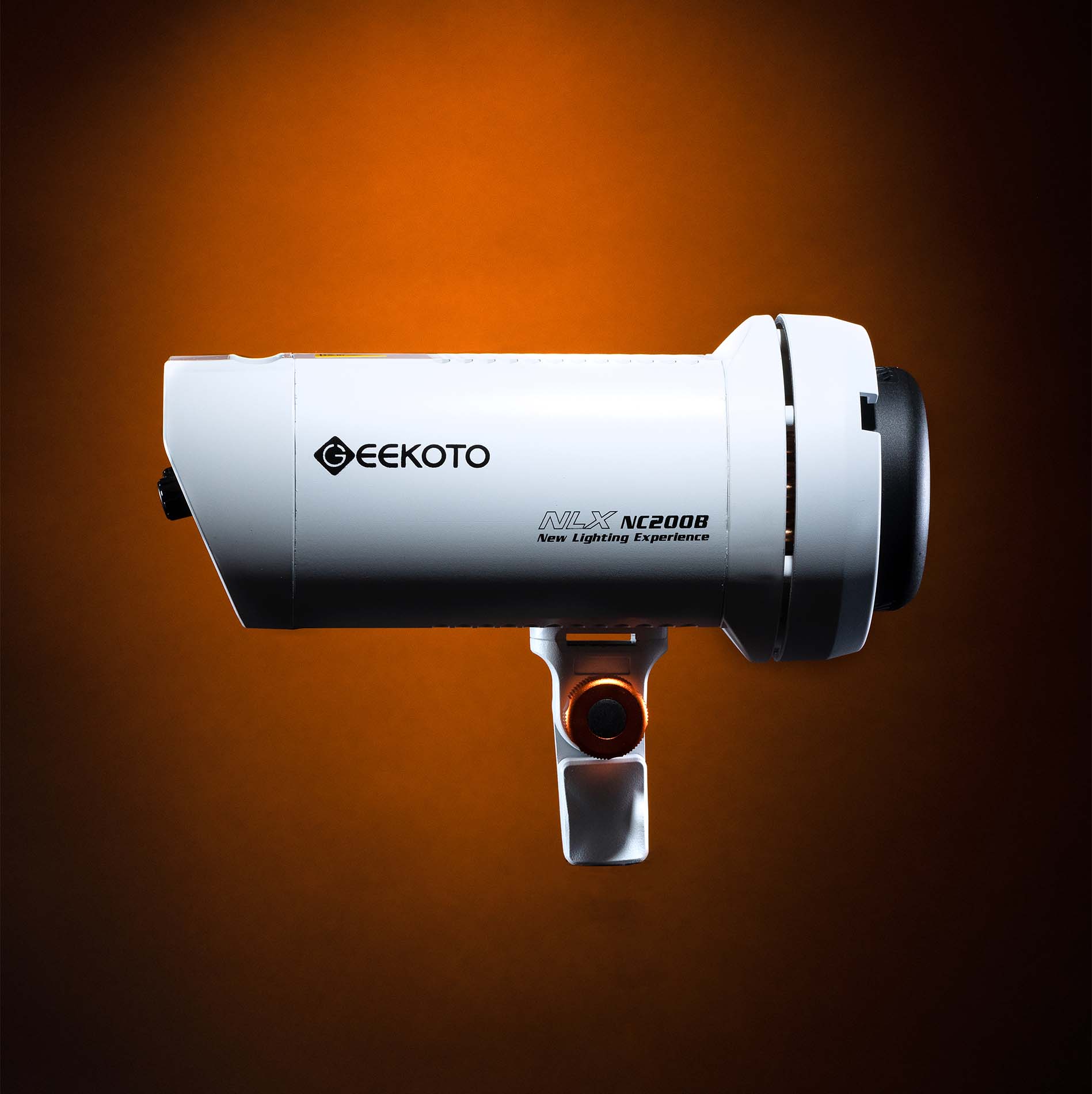 Geekoto NC200 bi-color COB LED light featured in an NC200 and NC300X comparison
