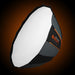 . Geekoto GEEK MOD X48 PRO V2 48-inch V2 rapid-deploy softbox front diffusion view for soft light control