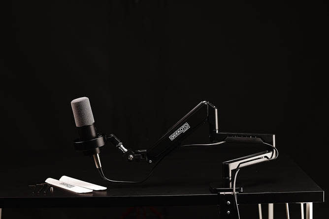 GG-Mic Support | Modular Pneumatic Mic Arm by Geekoto