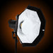  Geekoto Beauty Dish Q 17.7-inch fold-flat beauty dish front view