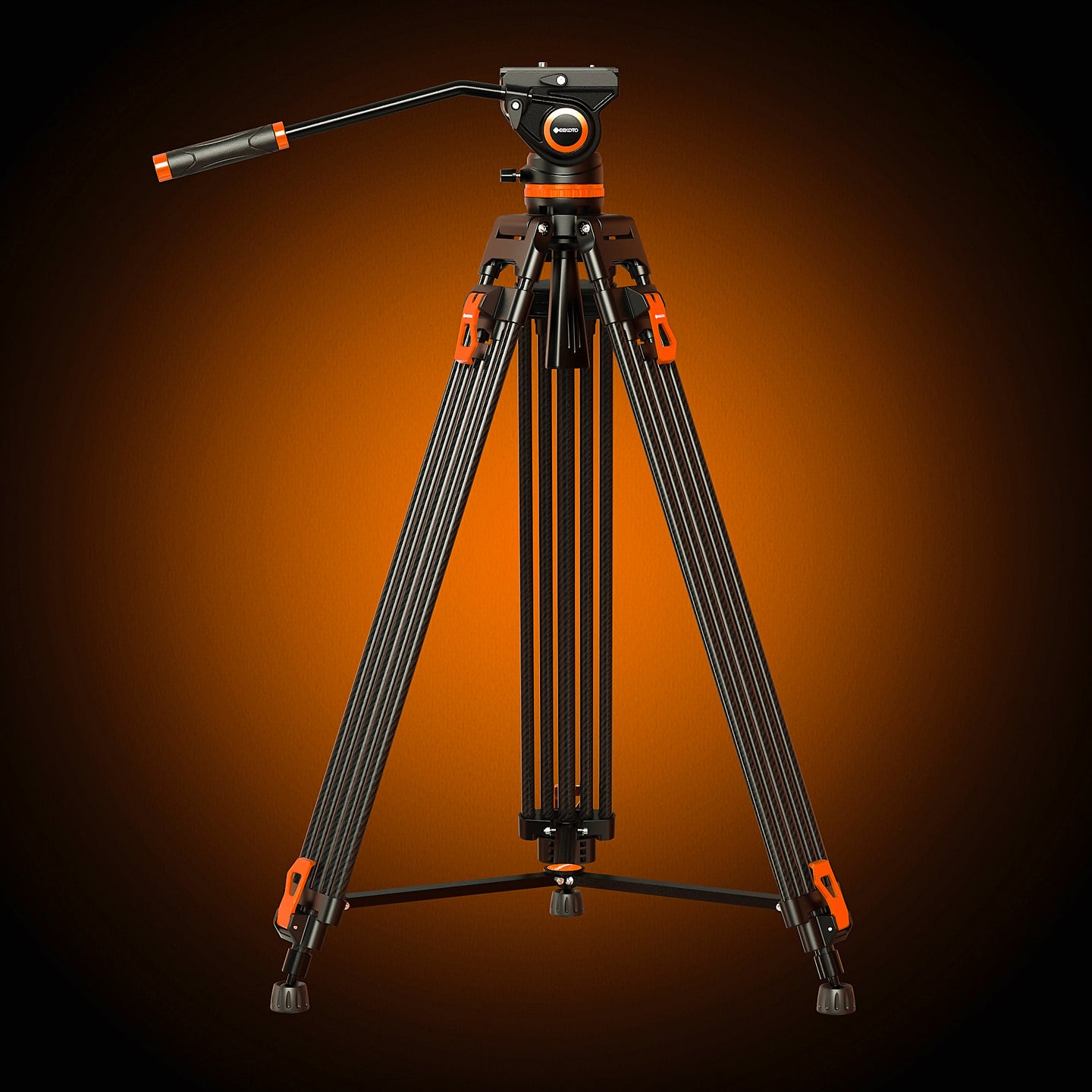 Geekoto DV3 professional 72-inch video tripod