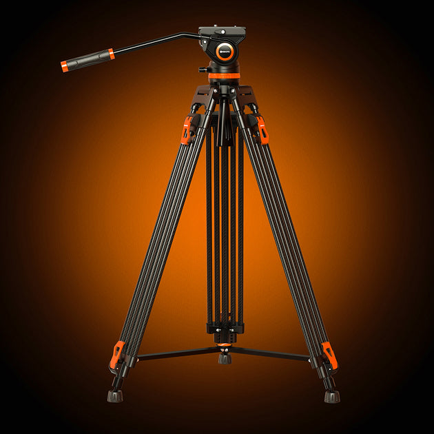 Geekoto DV3 professional 72-inch video tripod