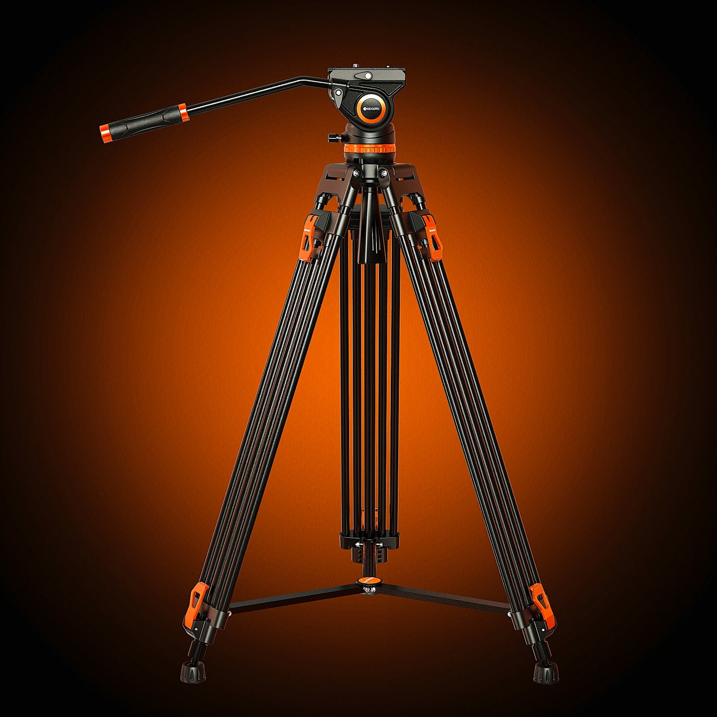 Geekoto DV3 professional tripod for video production
