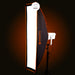 Geekoto GEEK-MOD SV48 48 x 12-inch rapid-deploy strip softbox front diffusion view for soft light control