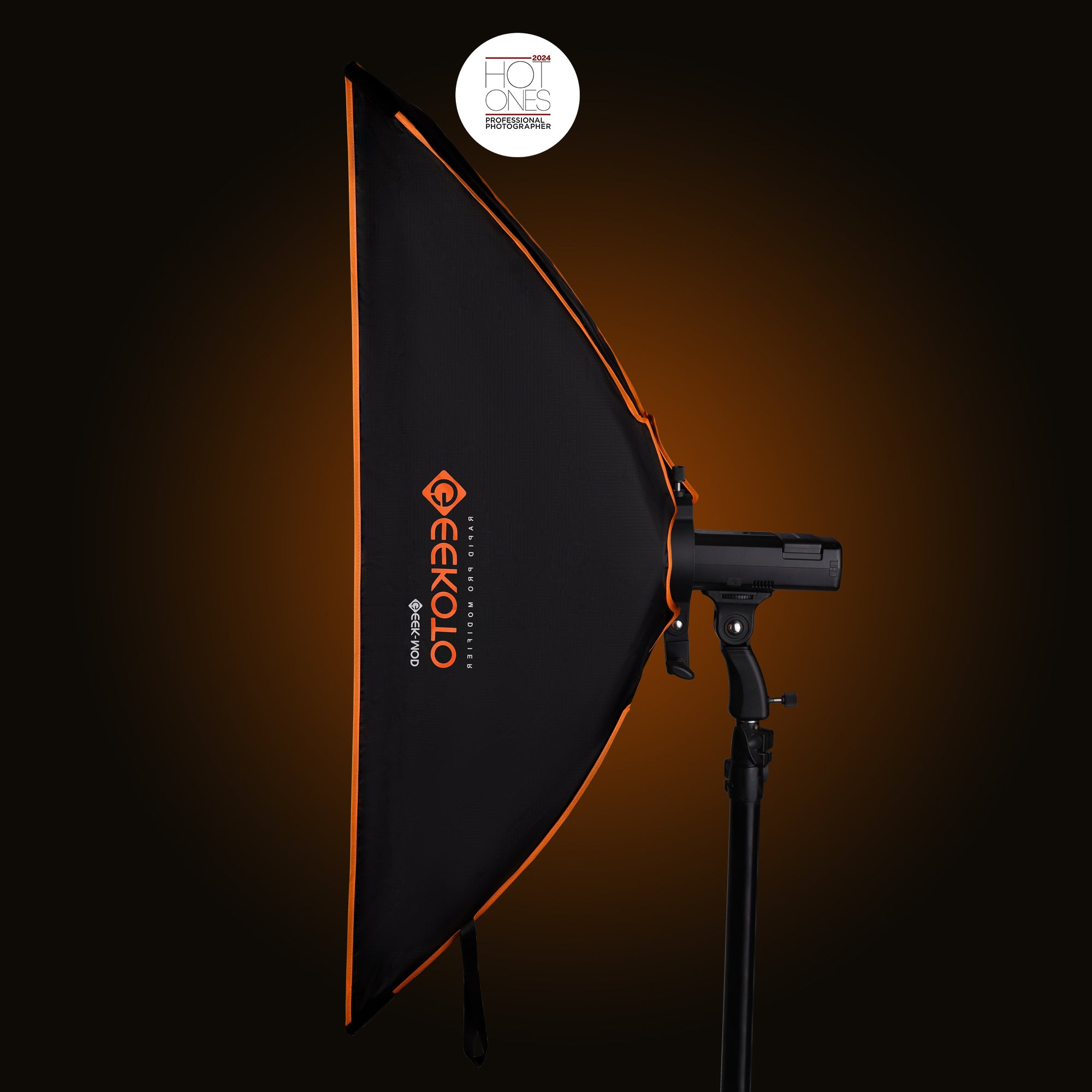 Geekoto SV48 Fold-Flat Rapid-Deploy Strip Softbox