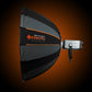 Geekoto GEEK MOD X48 PRO V2 48-inch V2 rapid-deploy softbox shown fully opened for studio lighting