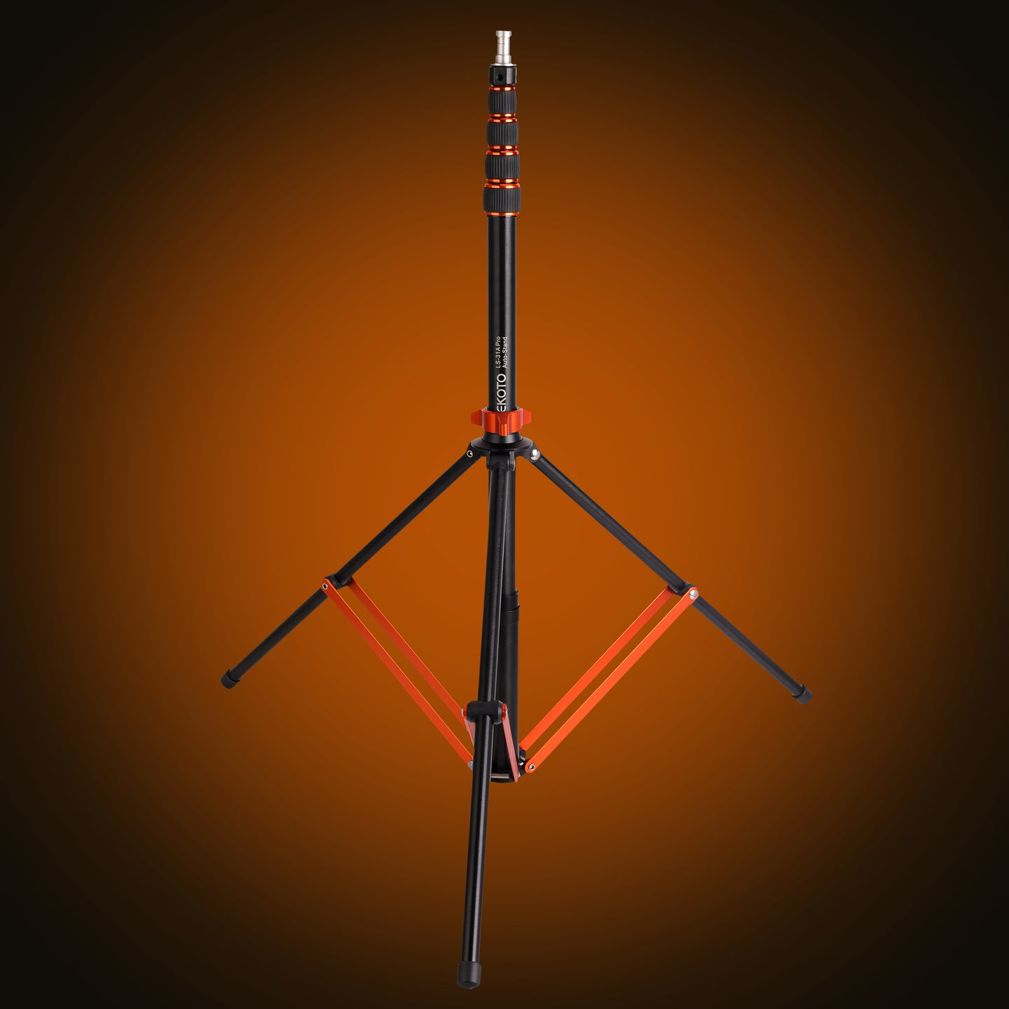 Geekoto LS31A PRO tall light stand for studio lighting collapsed open leg