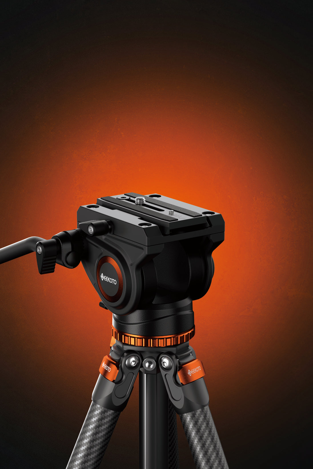 Geekoto MCTV 3K GT Pro Ultra DV head with pan bar