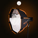  Geekoto Quicky 20 rapid-deploy compact softbox front diffusion view for soft light control