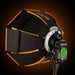 Geekoto SpeedRingQ adapter shown with compatible modifier