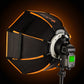 Geekoto SpeedRingQ adapter shown with compatible modifier