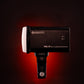 Geekoto NLX140 compact monolight flash side profile