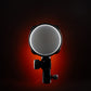 Geekoto NLX280 280Ws battery-powered off-camera strobe front view with frosted cover