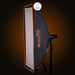 eekoto GEEK-MOD SQ36 36 x 12-inch rapid-deploy strip softbox front diffusion view for soft light control