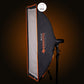 eekoto GEEK-MOD SQ36 36 x 12-inch rapid-deploy strip softbox front diffusion view for soft light control