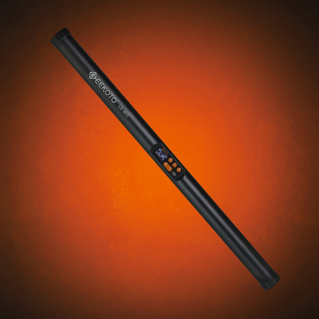 Geekoto LS60 PRO RGBWW LED tube light rear view controls
