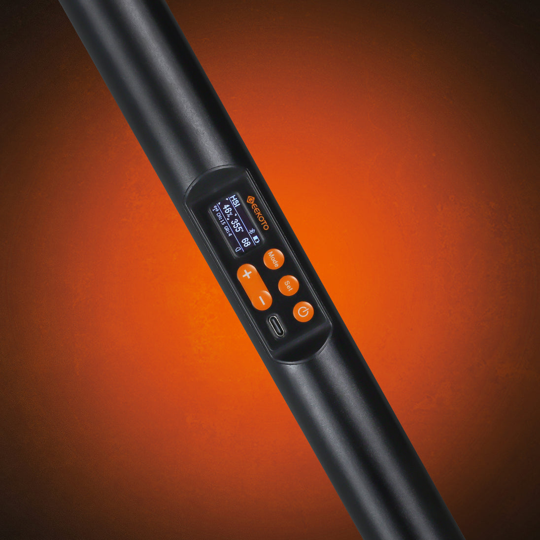 Geekoto LS60 PRO RGBWW LED tube light controls