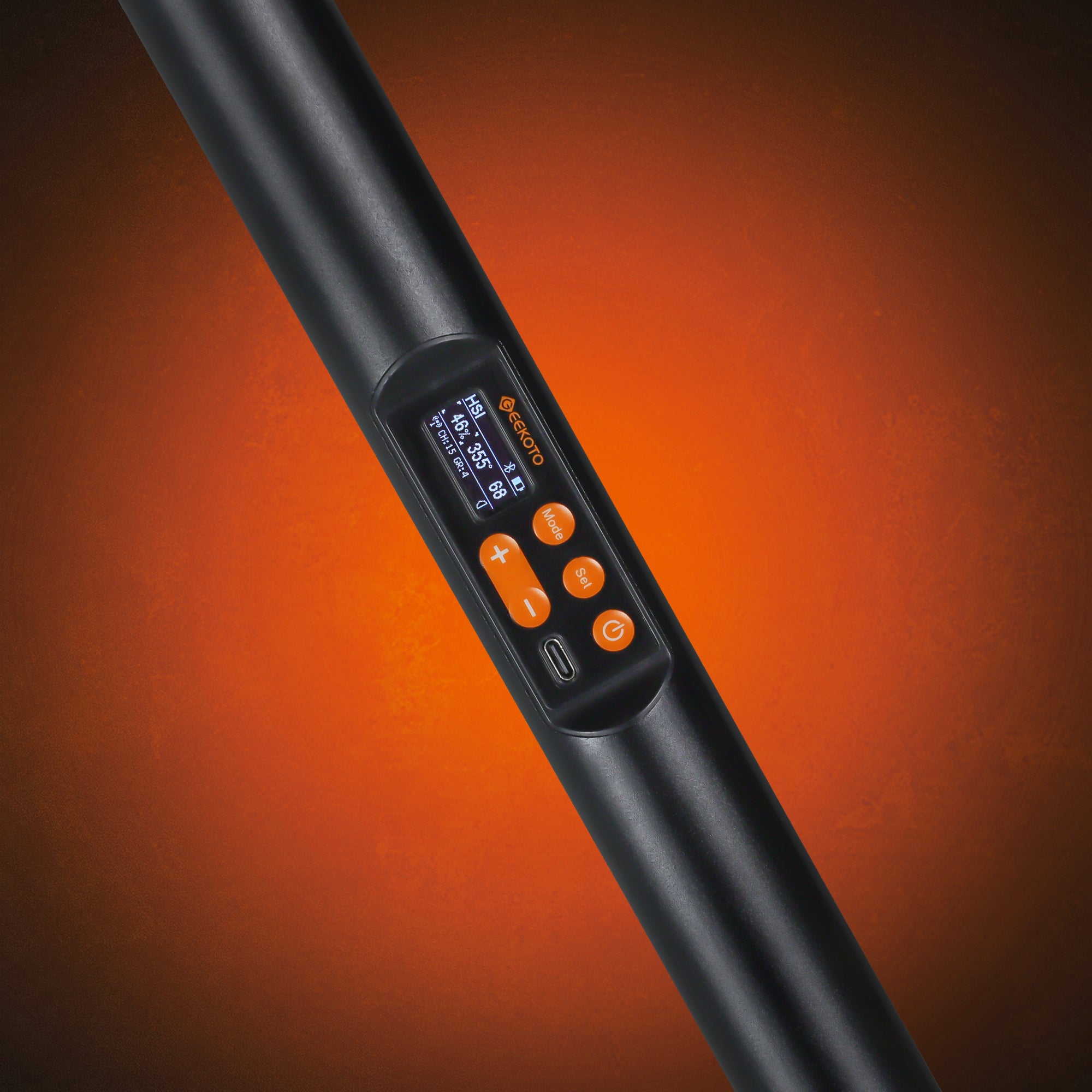 Geekoto LS60 PRO RGBWW LED tube light controls