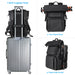 Geekoto Rogue Backpack ergonomic shoulder straps and breathable back panel