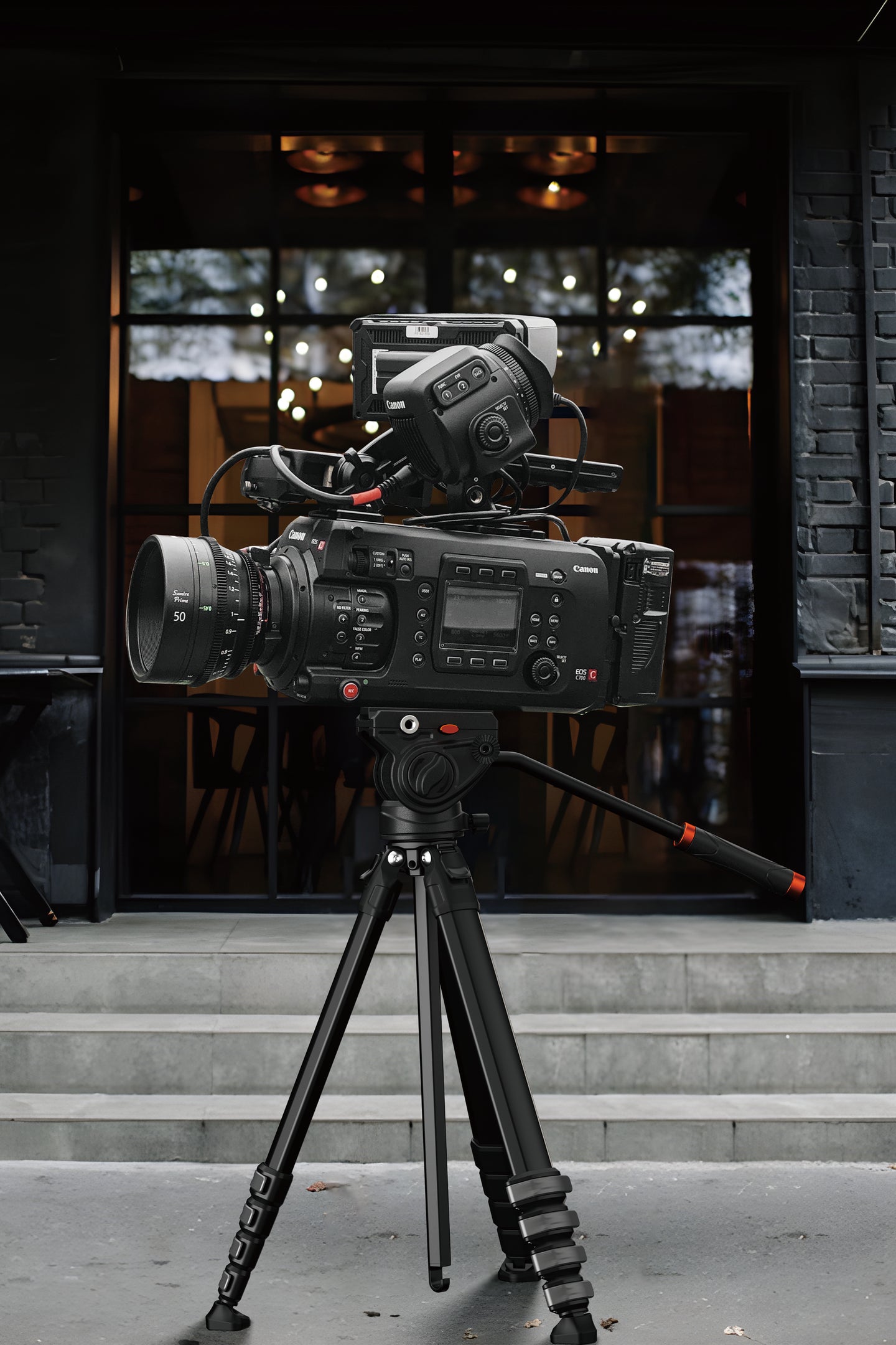 Geekoto MATV Ultra DV-style video head and pan handle